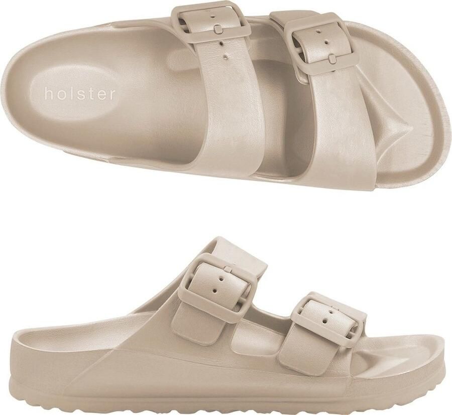 Holster Sundreamer Vegan Slides Podologisch Goedgekeurd Slipper BRUIN