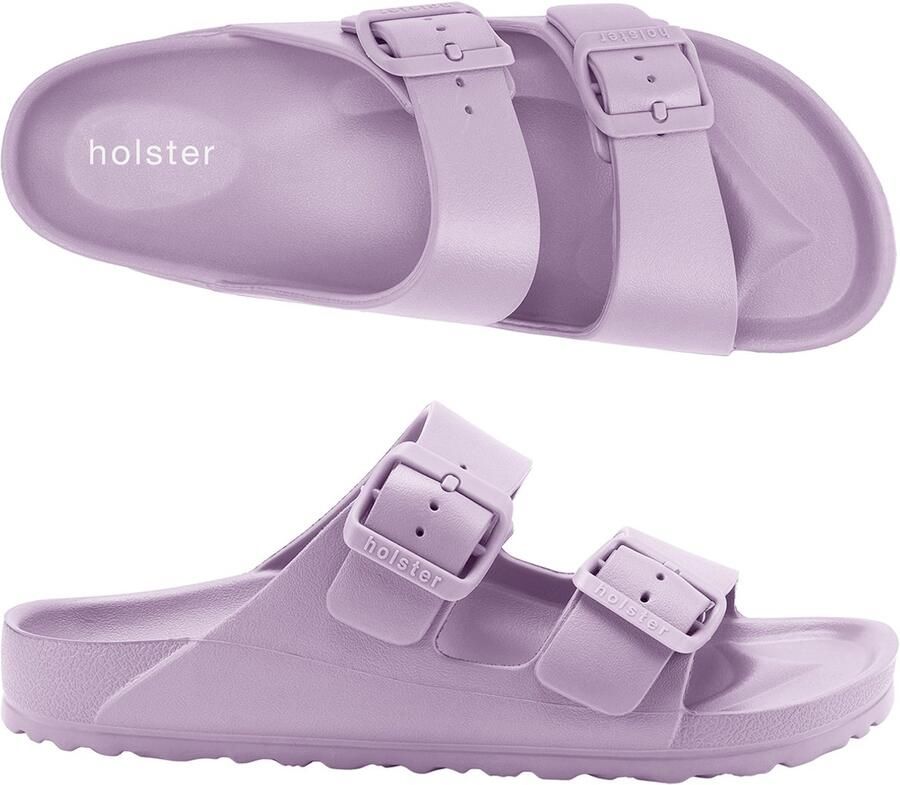 Holster Sundreamer Vegan Slides Podologisch Goedgekeurd Slipper Paars