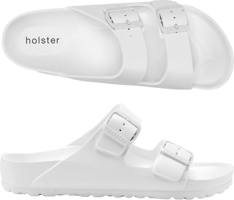 Holster Sundreamer Vegan Slides Podologisch Goedgekeurd Slipper WIT - Foto 2