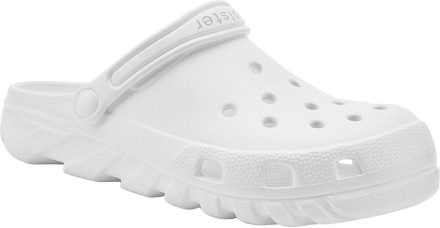 Holster Sundrifter Vegan Clogs Podologisch Voetbed Waterproof WIT