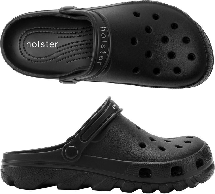 Holster Sundrifter Vegan Clogs Podologisch Voetbed Waterproof Zwart - Foto 2