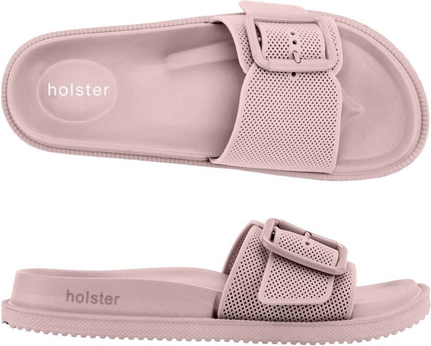Holster Laze Slippers Vegan Comfort Podologisch Goedgekeurd Waterbestendig Roze