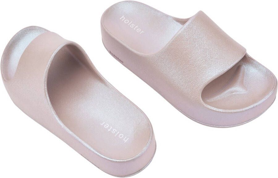 Holster Levitate Slippers Vegan EVA Platform Slides Podologisch Goedgekeurd Beige