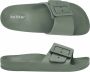 Holster Solace Vegan Slides Podologisch Goedgekeurd Comfort Verstelbare Gespen Groen - Thumbnail 2