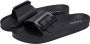 Holster Solace Vegan Slides Podologisch Goedgekeurd Comfort Verstelbare Gespen Zwart - Thumbnail 2