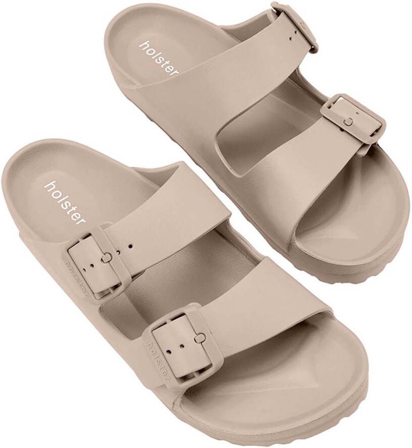 holster Sundreamer Vegan Slides Podologisch Goedgekeurd Slipper Beige