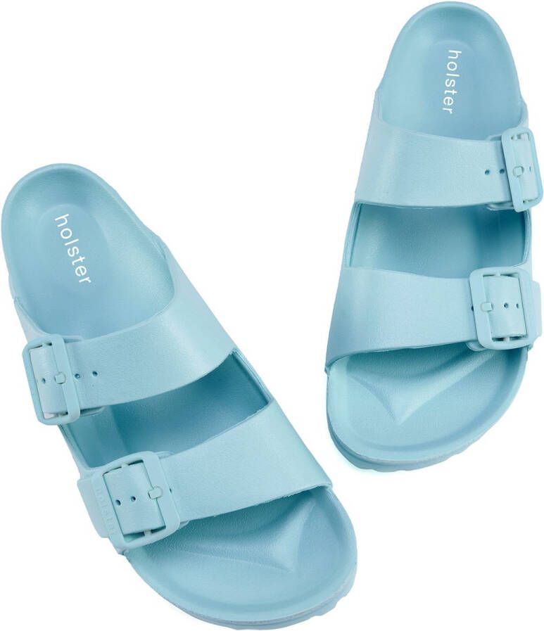 Holster Sundreamer Vegan Slides Podologisch Goedgekeurd Slipper Blauw