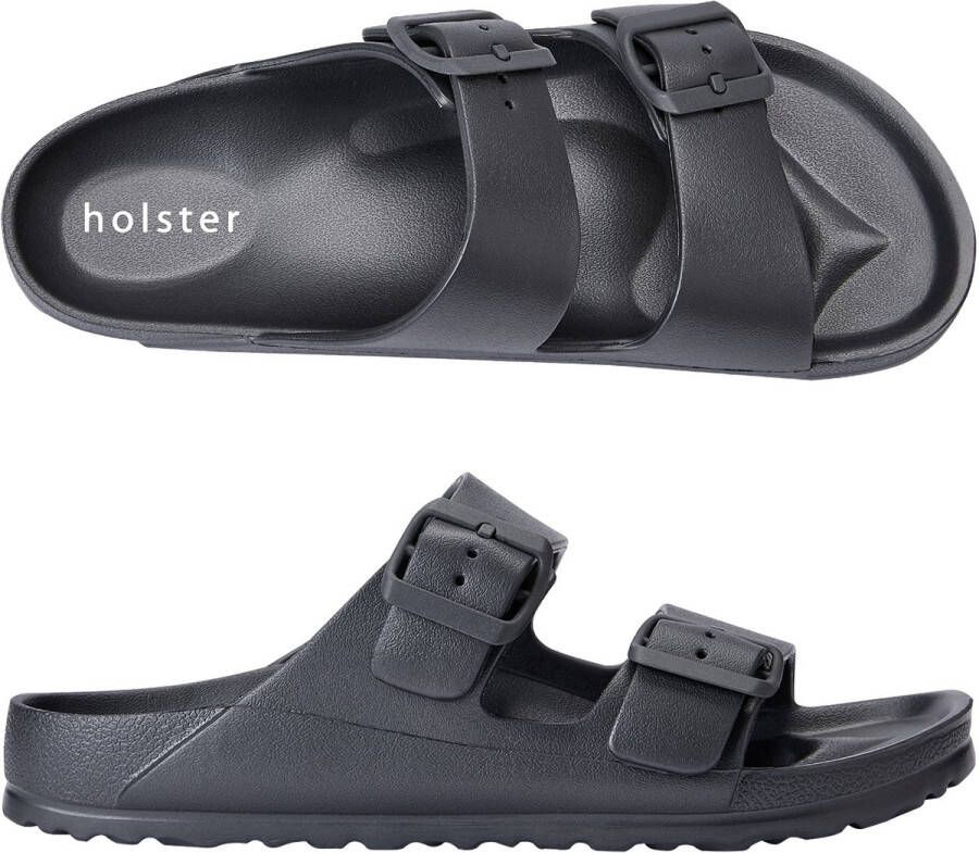 Holster Sundreamer Vegan Slides Podologisch Goedgekeurd Slipper Grijs