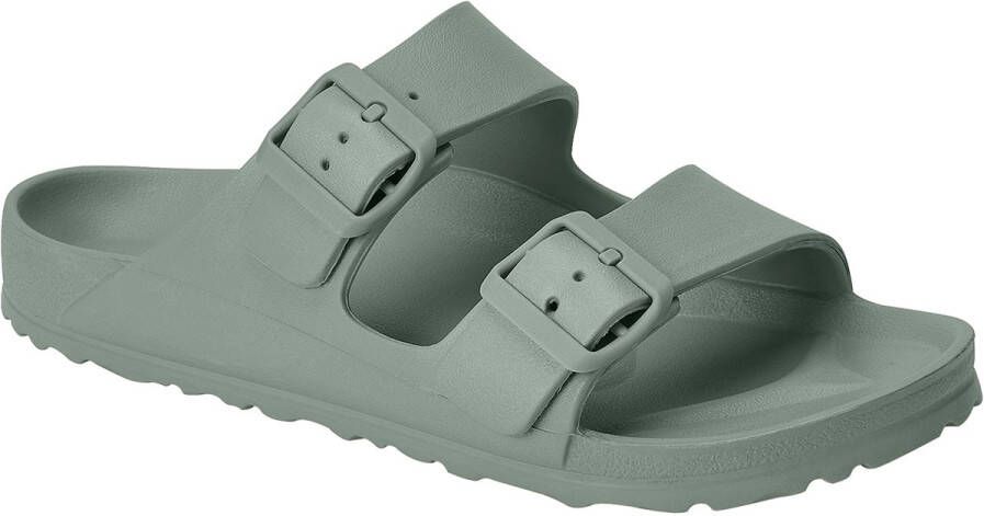Holster Sundreamer Vegan Slides Podologisch Goedgekeurd Slipper Licht Groen