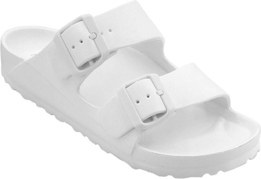 Holster Sundreamer Vegan Slides Podologisch Goedgekeurd Slipper Wit
