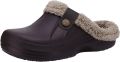 Homaxy Classic Fur Lined Clogs Tuinklompen Voor Volwassenen Klompen Met Bontvoering Fake Fur Tuinschoenen Donkerbruin 4041 Geschikt voor een voetlengte van - Donkerbruin