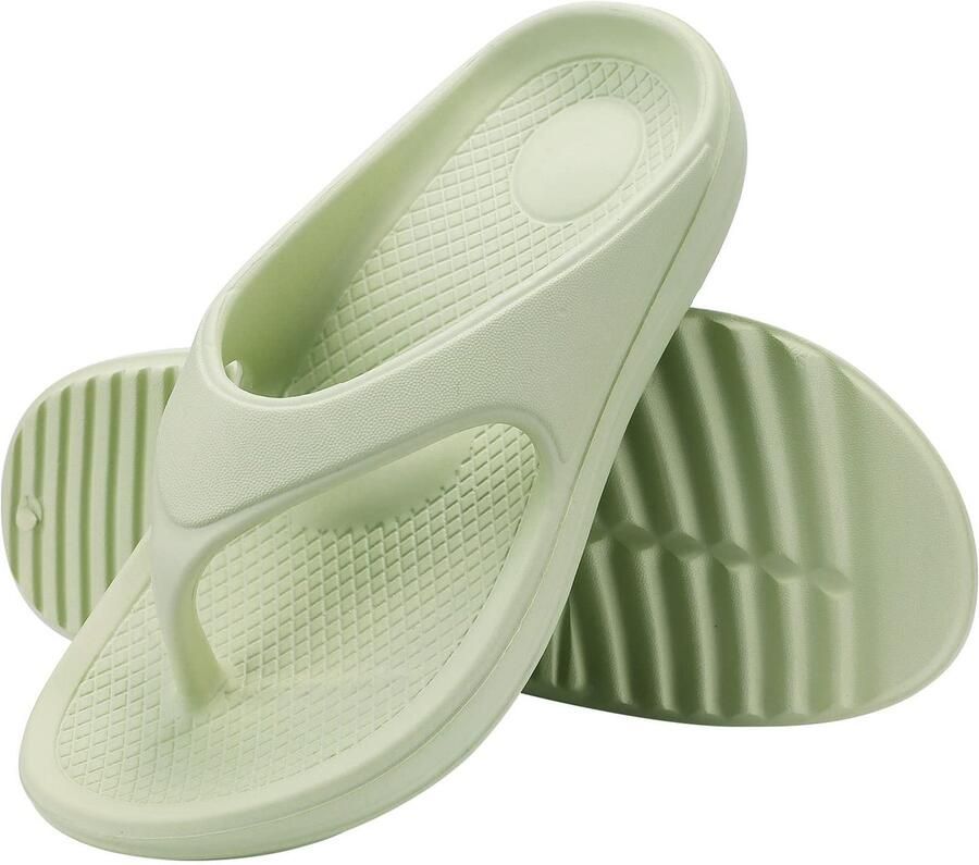 Homaxy Ergonomic Flip-Flops Dames Slippers Anatomic Dames Slippers Groente 41 Geschikt voor een voetlengte van
