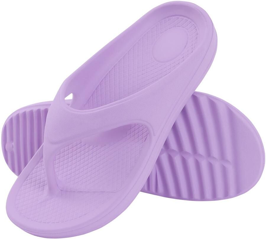 Homaxy Ergonomic Flip-Flops Dames Slippers Anatomic Dames Slippers Paars 37 Geschikt voor een voetlengte van