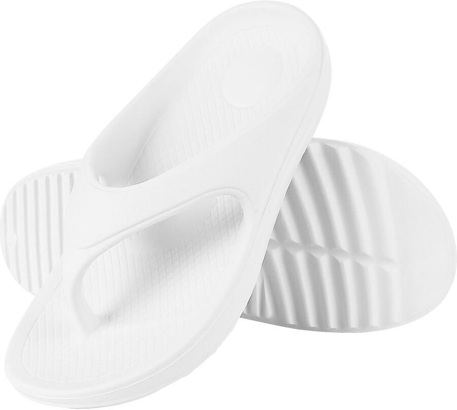 Homaxy Ergonomic Flip-Flops Dames Slippers Anatomic Dames Slippers Wit 38 Geschikt voor een voetlengte van