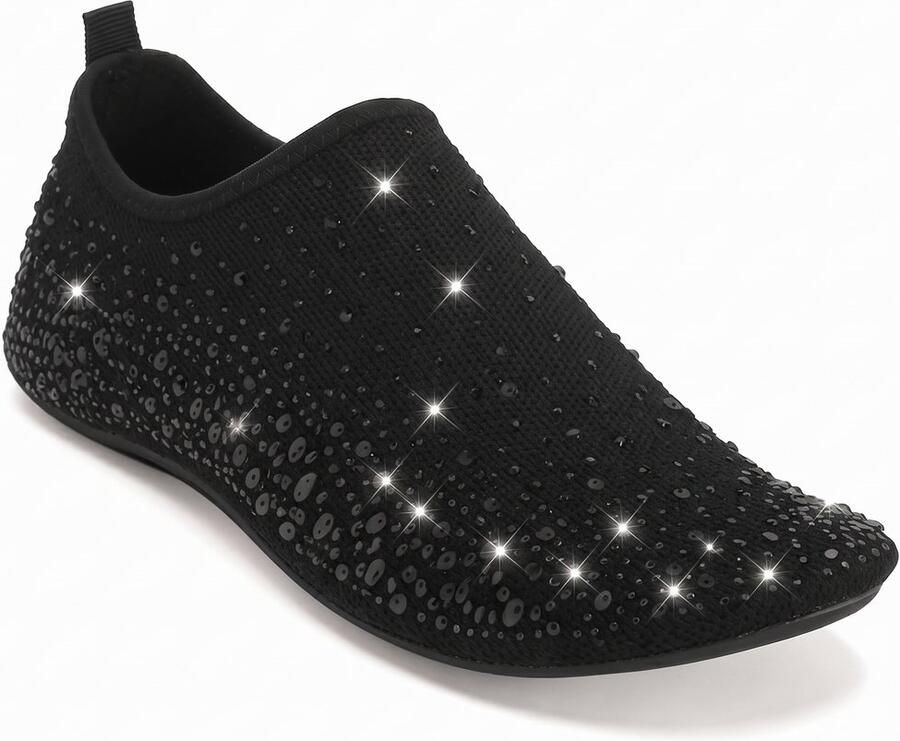 Home & Marker Comfortabele Blotevoetschoenen Minimale Sneakers Ade d & Lichtgewicht Flexibele Sportschoenen Instapmodel Zwart 41 42 SPARKSEA