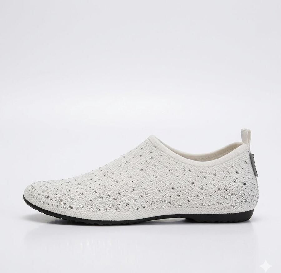 Home & Marker Comfortabele Blotevoetschoenen Minimale Sneakers Ade d & Lichtgewicht Flexibele Sportschoenen Instapmodel Wit 39 40 SPARKSEA