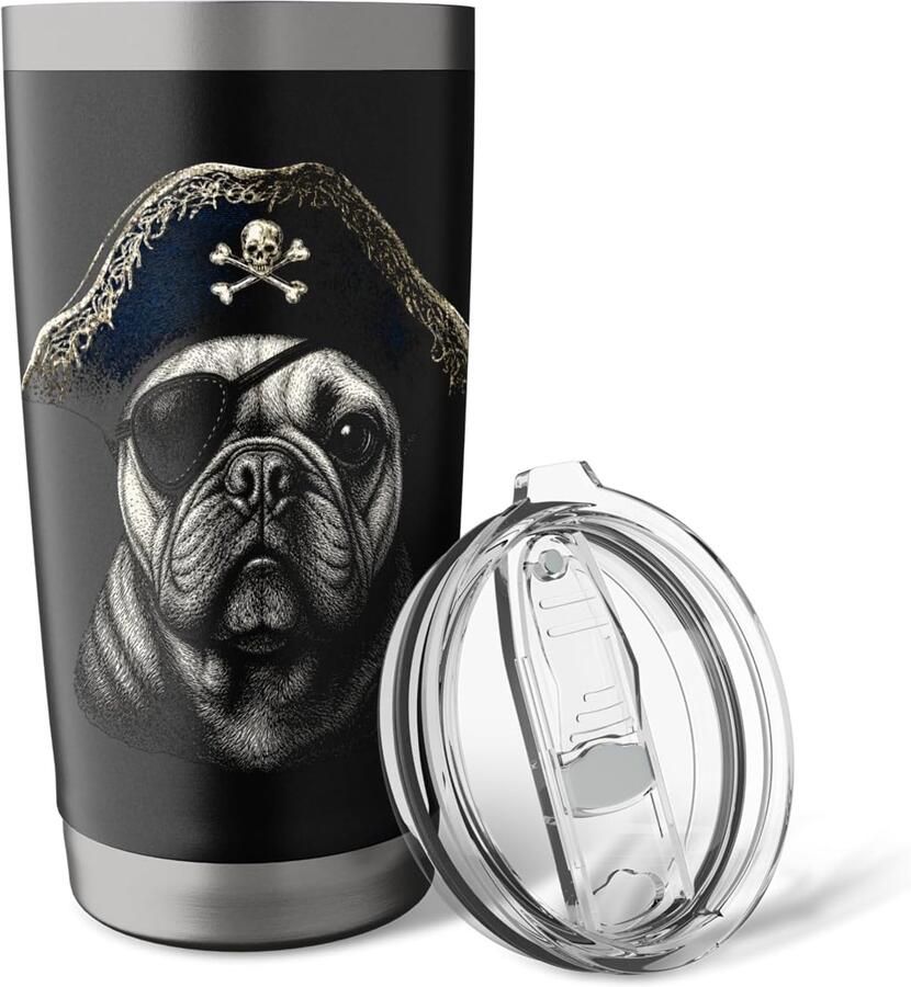 Hondenliefhebber Piratenhond Thermobeker