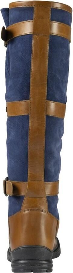 Horka Leren waterdichte outdoorlaarzen hoog merk model Highlander kleur cognac blauw - Foto 5