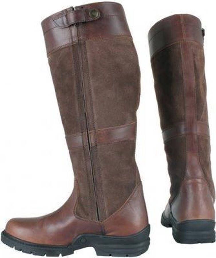 Horka Waterafstotende leren gevoerde outdoorlaarzen merk model Aspen met rits Bruin - Foto 4
