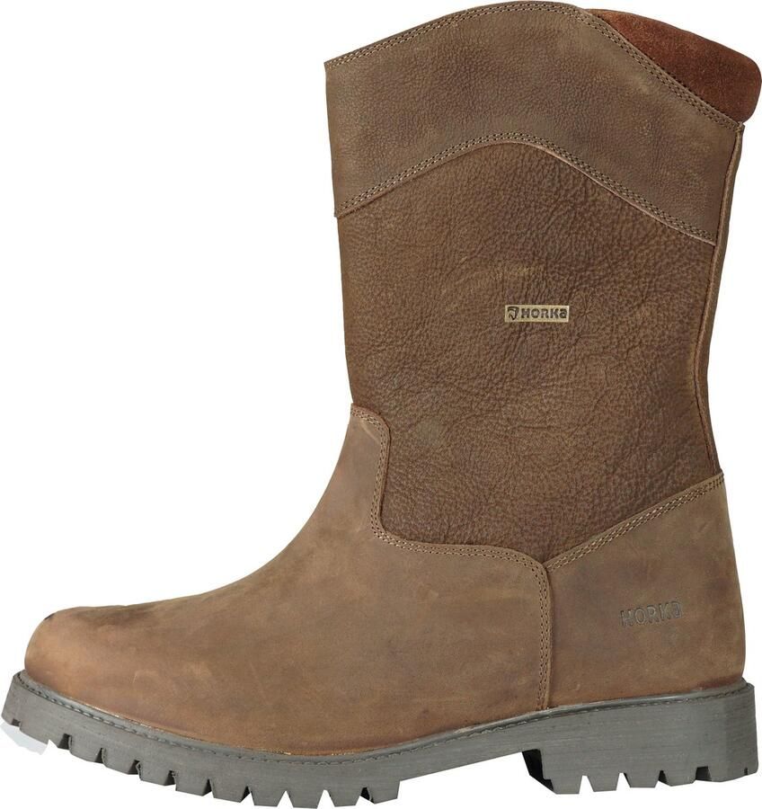 Horka Waterafstotende leren gevoerde outdoorlaarzen merk model Aspen met rits Bruin - Foto 4