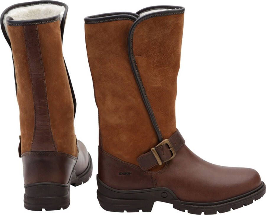 Horka Outdoorlaarzen Chesterfield Unisex Bruin - Foto 4