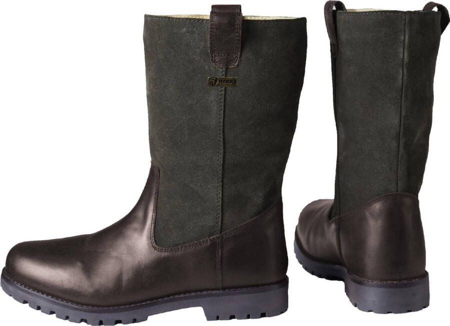 Horka Outdoorlaarzen Cornwall Unisex Kort Bruin groen - Foto 8