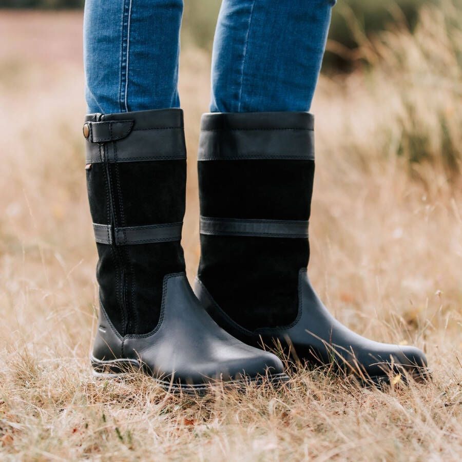 Horka Outdoorlaarzen York Halfhoog Leer suède Bruin blauw