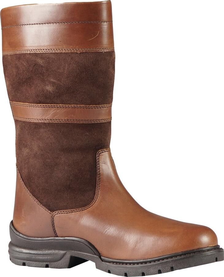 Horka Outdoorlaarzen York Halfhoog Leer suède Bruin groen - Foto 6