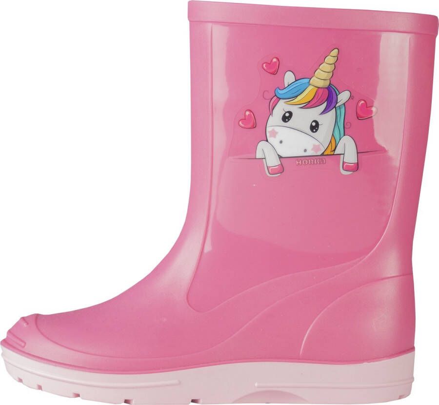 Horka Regenlaarzen Meisjes Pvc Roze lichtroze - Foto 3