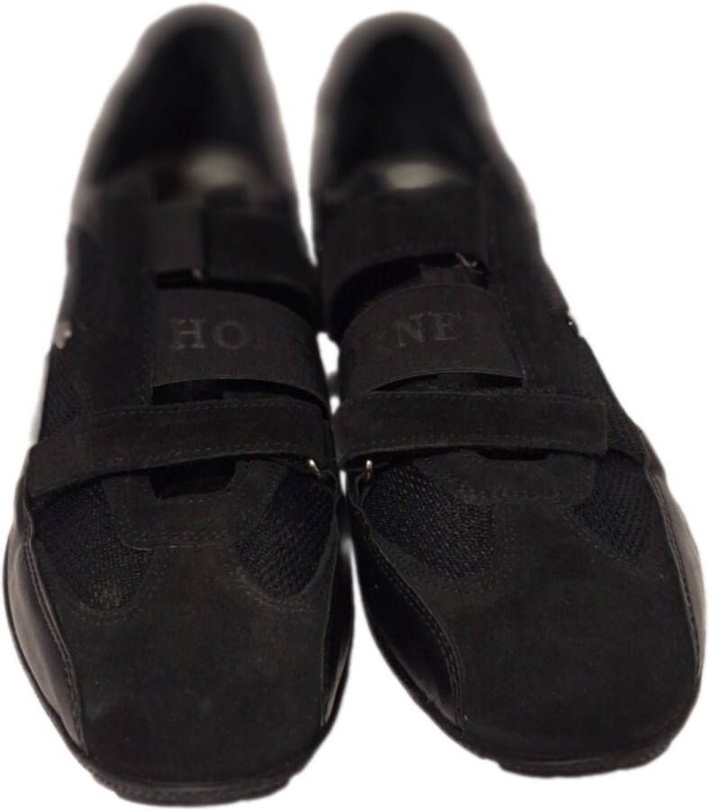 HORNET by BOTTICCELLI HORNETby Botticelli- SNEAKER-CAMOSCIO-LEER MESH-NERO