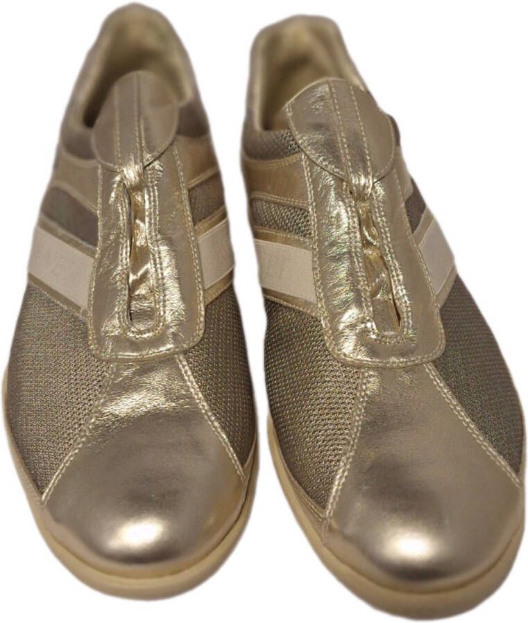 HORNET by BOTTICELLI HORNETby Botticelli- SNEAKER-LEER MESH-PLATINO