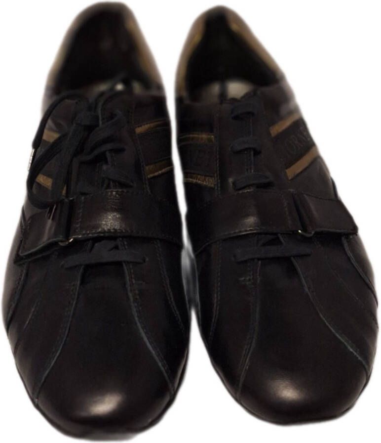 HORNET by BOTTICELLI SNEAKER-LEER BLACK GOLD