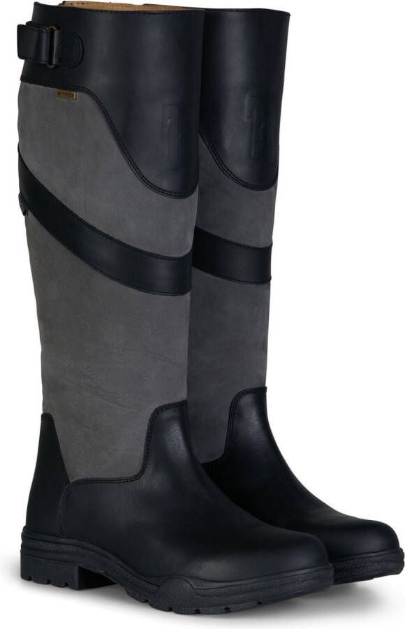 Horze Waterford Waterdicht Countrylaarzen Black Gray