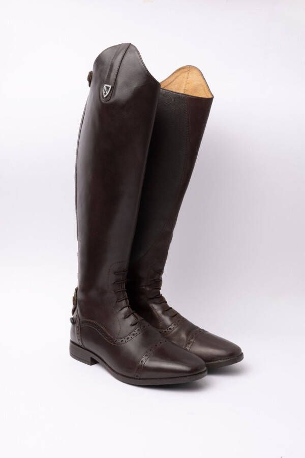 Horze Winslow Echt Leder Rijlaarzen Dark Brown W