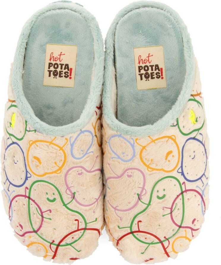 Hot Potatoes 73471 Sloffen Dames Beige