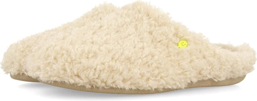 Hot Potatoes 76915 Pantoffels Dames Open sloffen met antislip zool Off-White