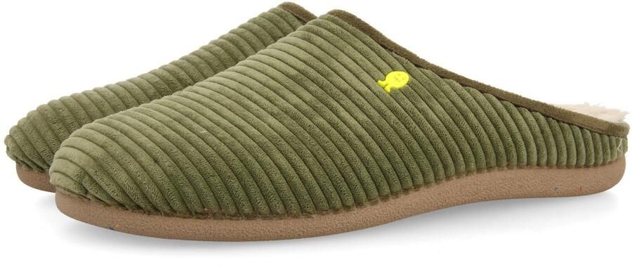 Hot Potatoes 92207 Pantoffels Heren Open sloffen met antislip zool Green