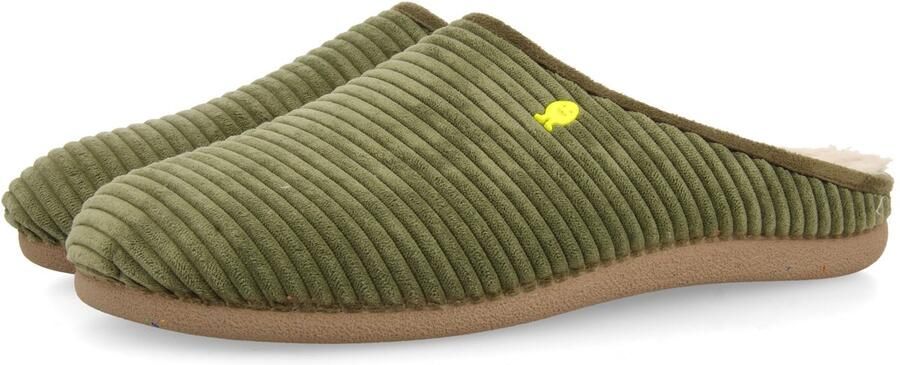 Hot Potatoes 92207 Pantoffels Heren Open sloffen met antislip zool Green