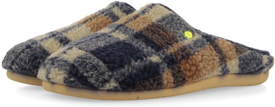 Hot Potatoes 92246 Pantoffels Heren Open sloffen met antislip zool Brown