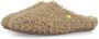 Hot Potatoes 92251 Pantoffels Dames Open sloffen met antislip zool Taupe - Thumbnail 1
