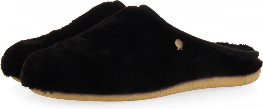 Hot Potatoes Kemerovo pantoffels zwart Textiel - Foto 2