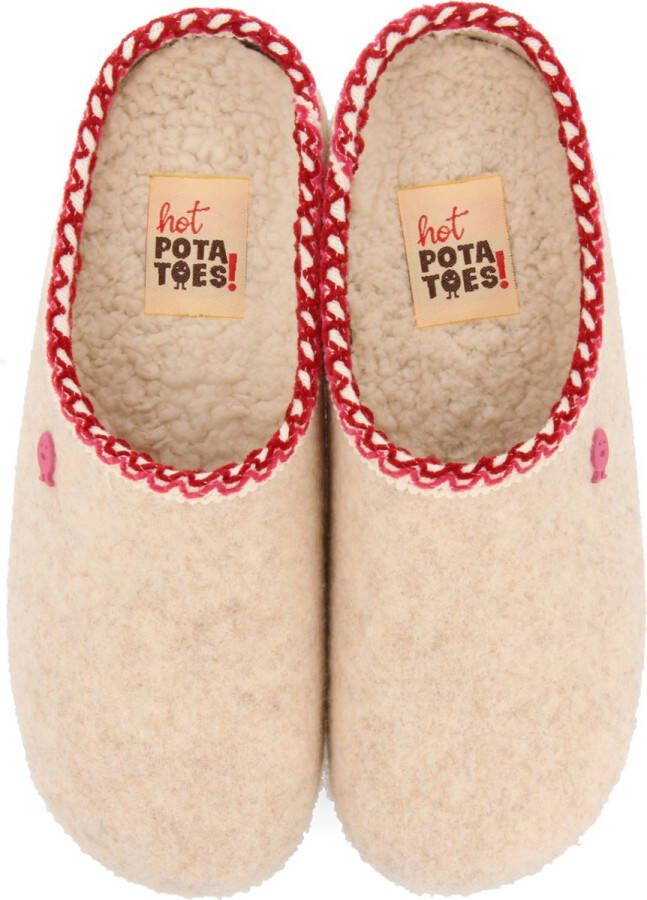 Hot Potatoes Pantoffels Laupstad 70182_05 Beige