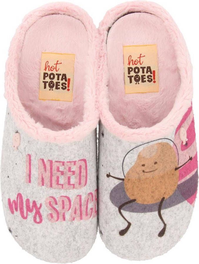 Hot Potatoes Pantoffels Ligist 64640 Grijs