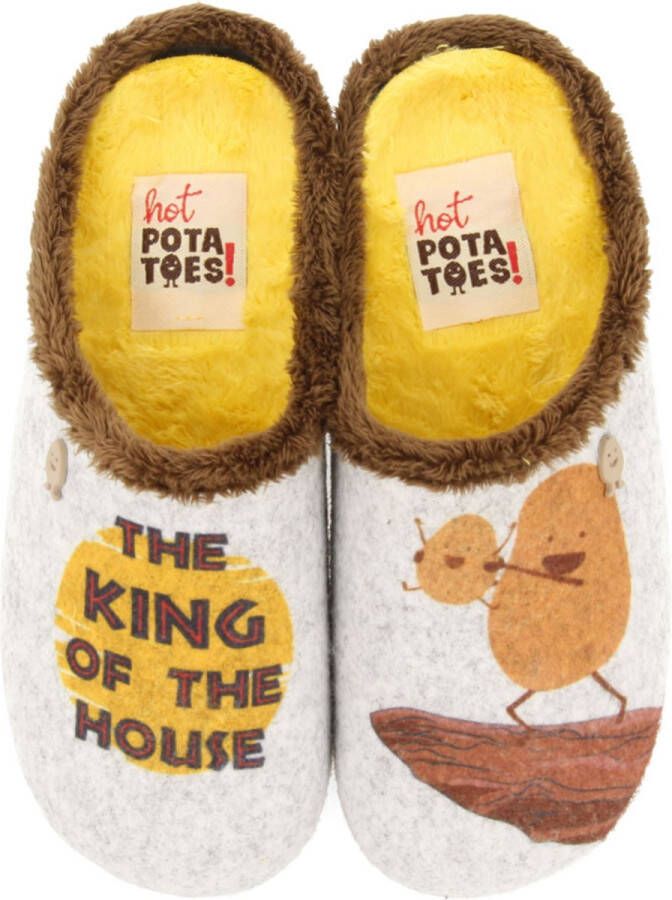 Hot Potatoes Pantoffels Clogh 67579 Grijs 35