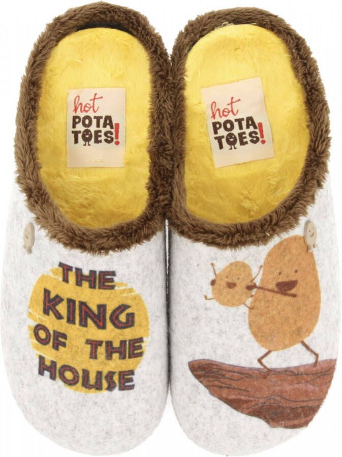Hot Potatoes Pantoffels Clogh 67579 Grijs 35