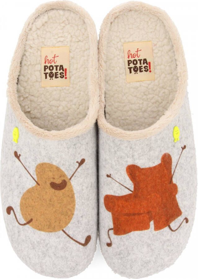 Hot Potatoes Pantoffels Dartry 67056 Grijs 46