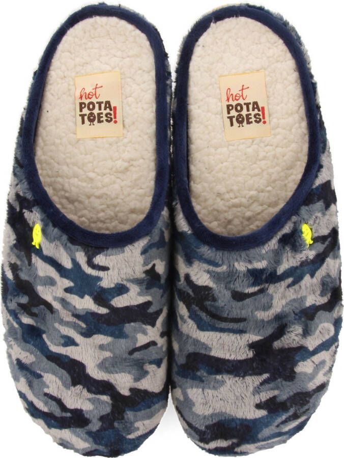 Hot Potatoes Pantoffels Hiebine 67826 Blauw 45