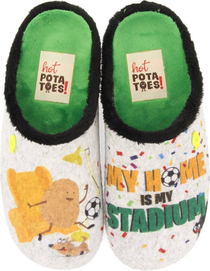 Hot Potatoes Pantoffels Santry 67805 Grijs 35