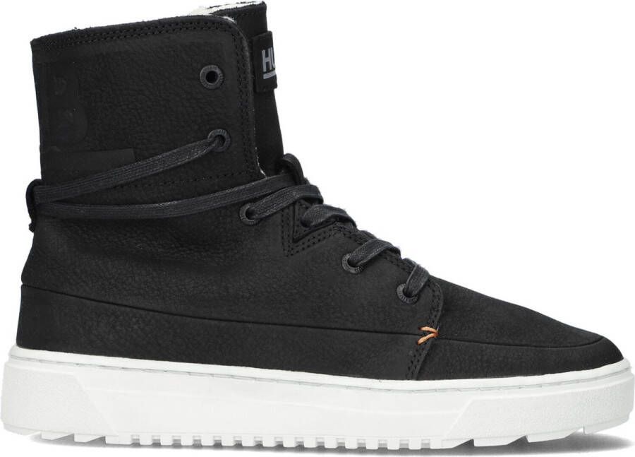 Hub Chess 3.0 Hoge sneakers Leren Sneaker Dames Zwart - Foto 2