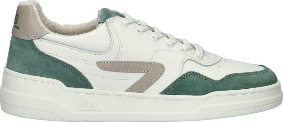 Hub Court-z Sneakers Leren Sneaker Heren Wit